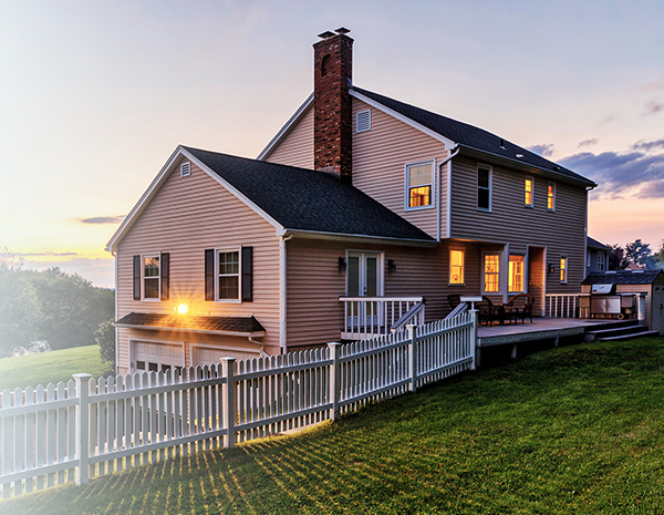 house in evening